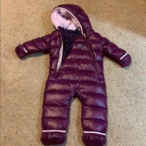 Patagonia 6-12 month snow suit